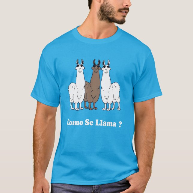 Como Se Llama? Funny Spanish Shirt What Is Your (Front)