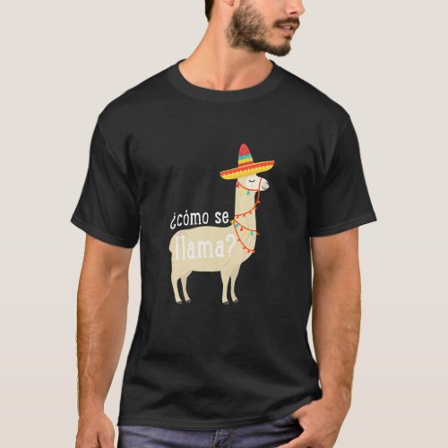 Como Se Llama   Llama     T_Shirt