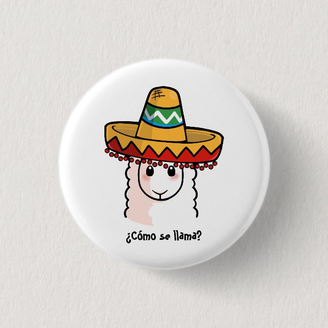 ¿Como se llama? Pinback Button (Front)