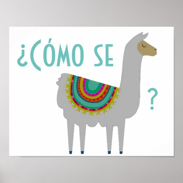 Cómo Se Llama Poster | Zazzle