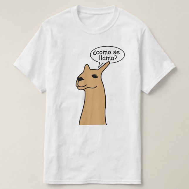 Como Se Llama T-Shirt (Design Front)