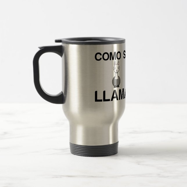 COMO SE LLAMA TRAVEL MUG (Left)