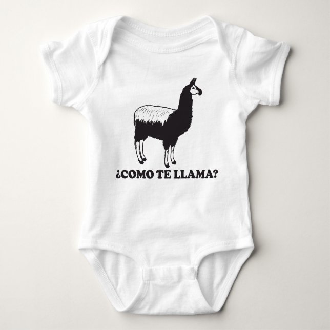 Como Te Llama Baby Bodysuit (Front)