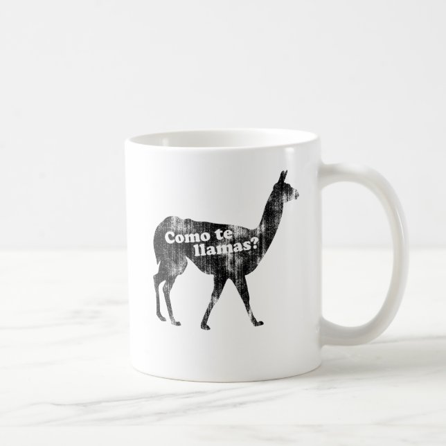 Como te llamas? Coffee Mug (Right)