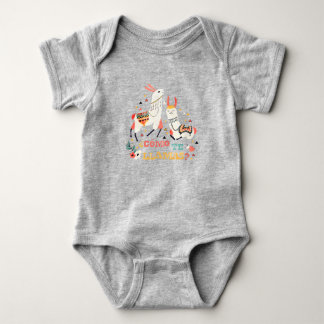 Como te Llamas. Funny Spanish Word Humor. Baby Bodysuit