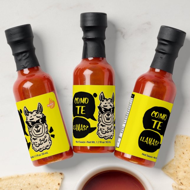 Como Te Llamas Hot Sauces (Laydown)