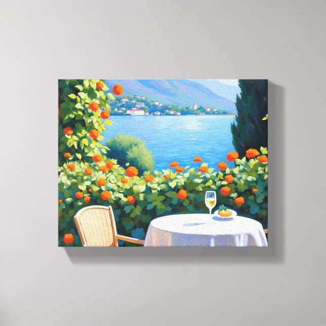 Como Terrace View Canvas Print (Front)