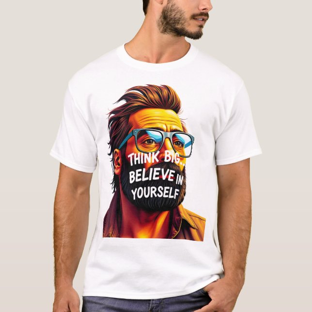 Comoda Playera With Beautiful Motivating Message T-Shirt (Front)