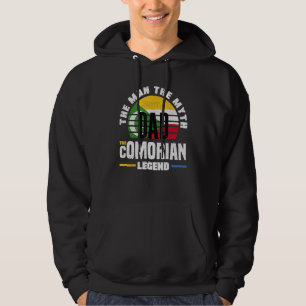 Comorian Comoros Comorian Flag Fathers Day Hoodie