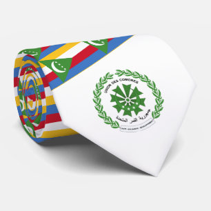 Comorian Flag & Seal, Flag of Comoros Neck Tie