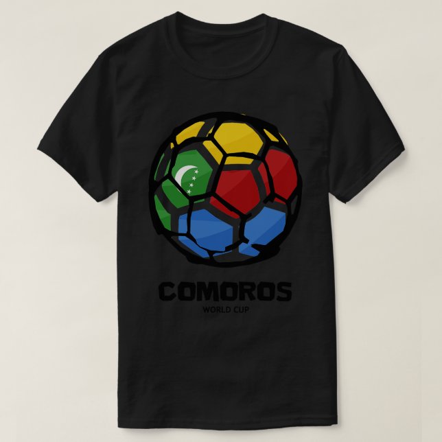 Comoros  Country Flag T-Shirt (Design Front)