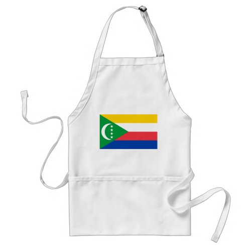 Comoros Flag Adult Apron