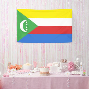 Comoros flag banner