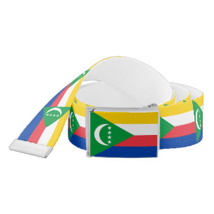 Comoros Flag Belt