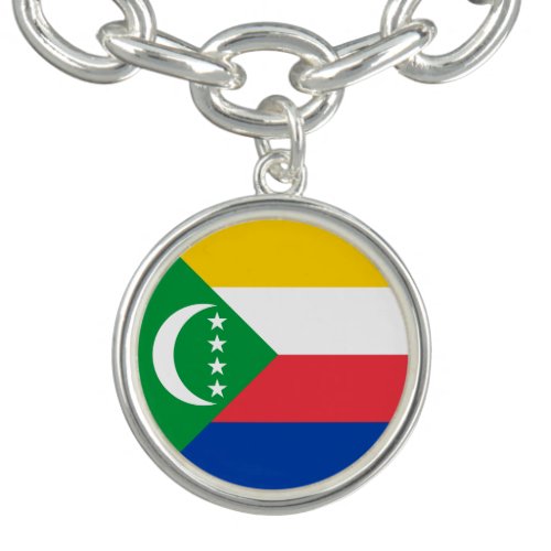 Comoros Flag Bracelet