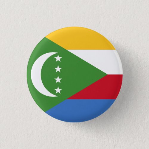 Comoros Flag Button