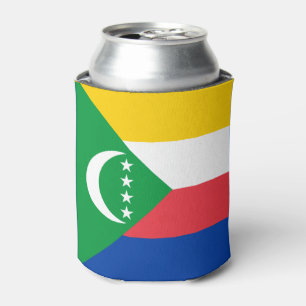 Comoros Flag Can Cooler