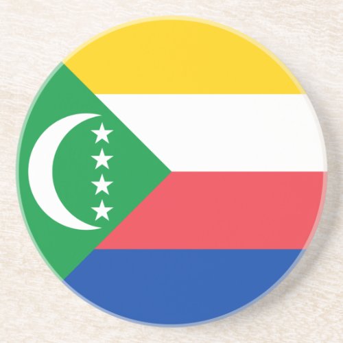 Comoros Flag Coaster