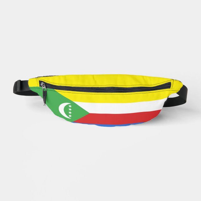 Comoros flag fanny pack