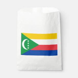 Comoros Flag Favor Bag