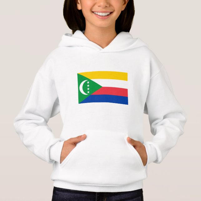 Comoros Flag Hoodie (Front)