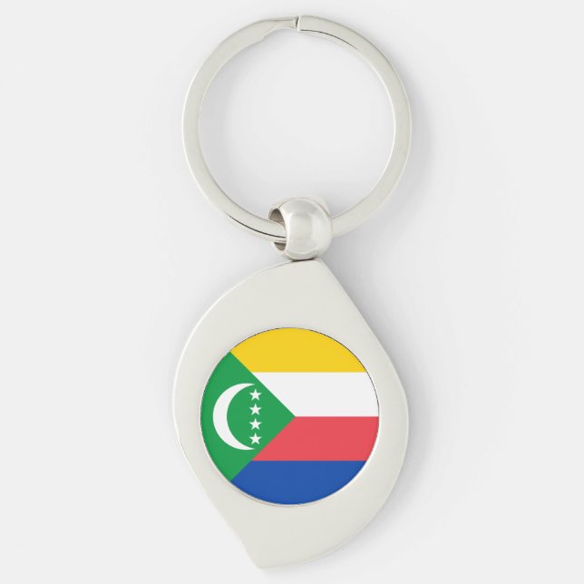 Comoros Flag Keychain (Front)