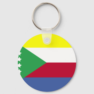 Comoros Flag Keychain