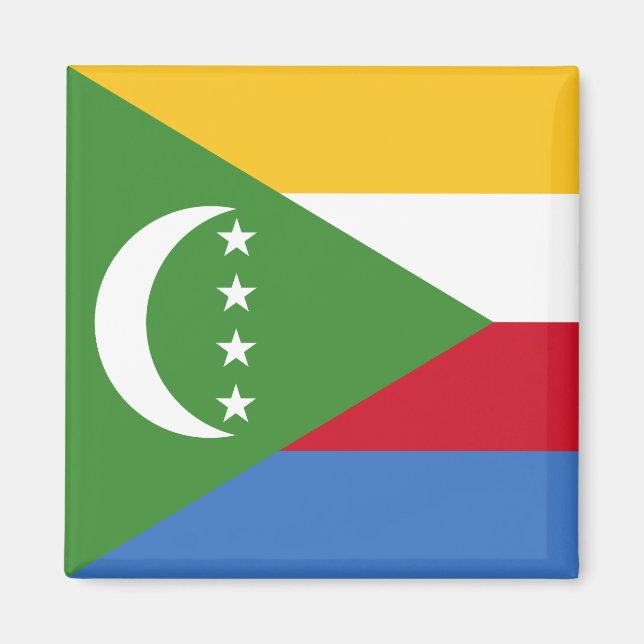 Comoros Flag Magnet (Front)