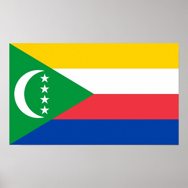 Comoros Flag Poster (Front)