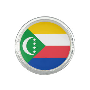 Comoros Flag Ring