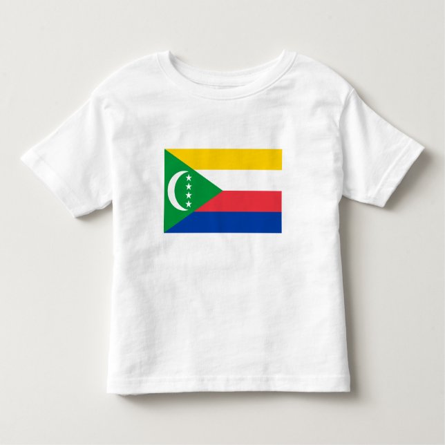 Comoros Flag Toddler T-shirt (Front)