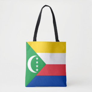 Comoros Flag Tote Bag