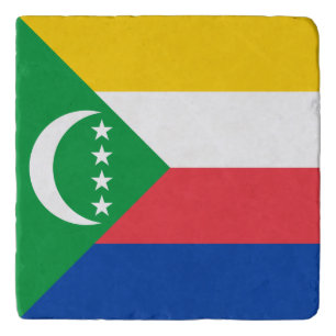 Comoros Flag Trivet