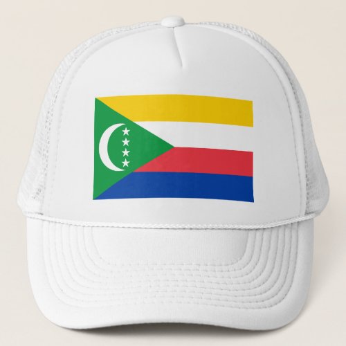 Comoros Flag Trucker Hat