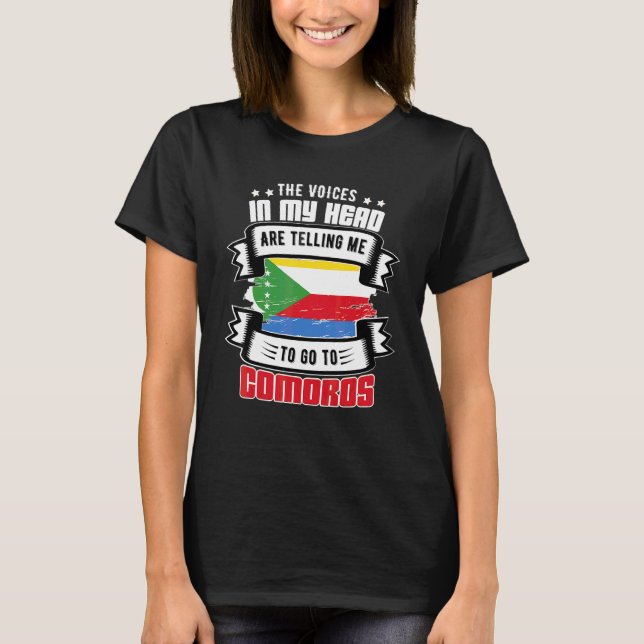 Comoros In My Head T-Shirt (Front)