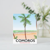 Comoros island vacation poster. (Standing Front)