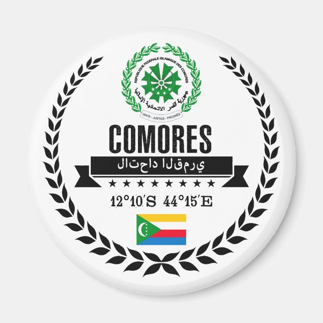 Comoros Magnet (Front)