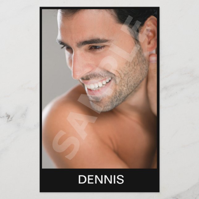 Comp Cards - Model Modeling Composite Comp Card Flyer (Front)