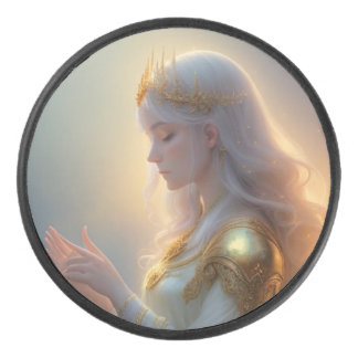 Compact and sleek puck, designed for seamless  hockey puck