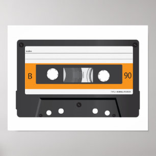Compact Cassette poster. Poster