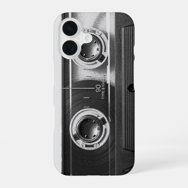 Compact Cassette Tape Iphone Case (Back)