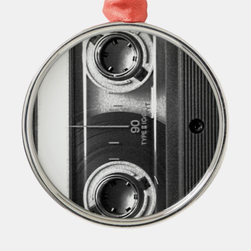 Compact Cassette Tape Metal Ornament