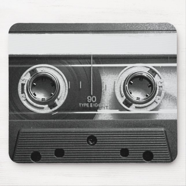 Compact Cassette Tape Mouse Pad (Front)