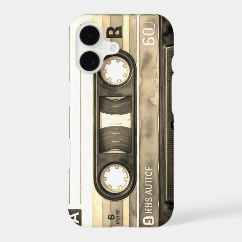 Compact Cassette Tape Old Retro Vintage iPhone 17 Case