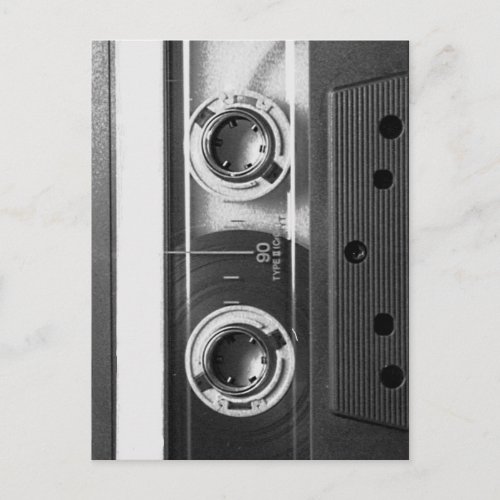 Compact Cassette Tape Postcard