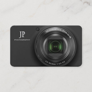 Compact Digital Camera Photography Business Cards