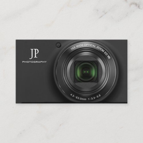 Compact Digital Camera Photography Business Cards