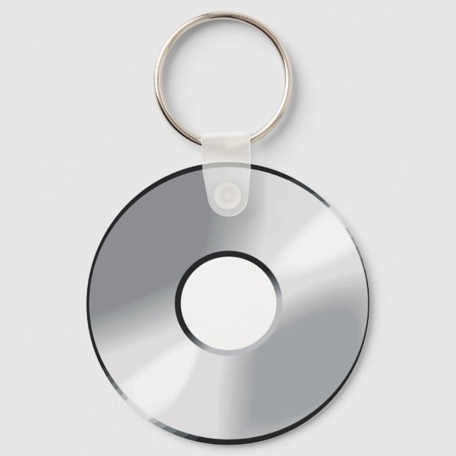 compact disk cd keychain (Front)