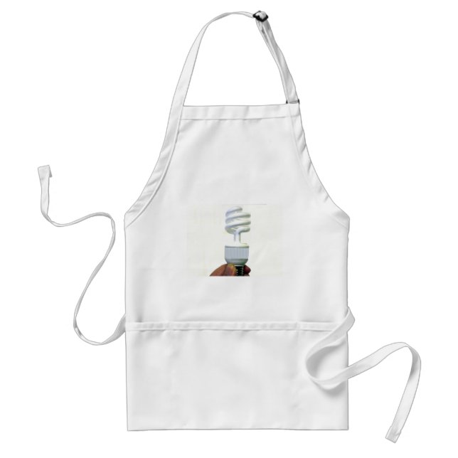 Compact Fluorescent bulb Adult Apron (Front)
