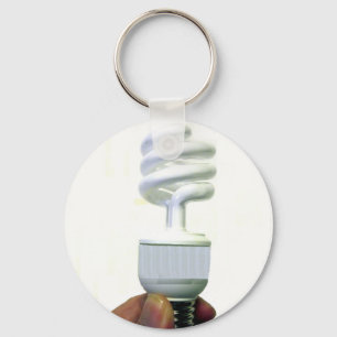Compact Fluorescent bulb Keychain